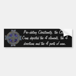 Celtic Cross Bumpersticker
