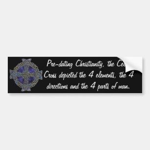 Celtic Cross Bumpersticker