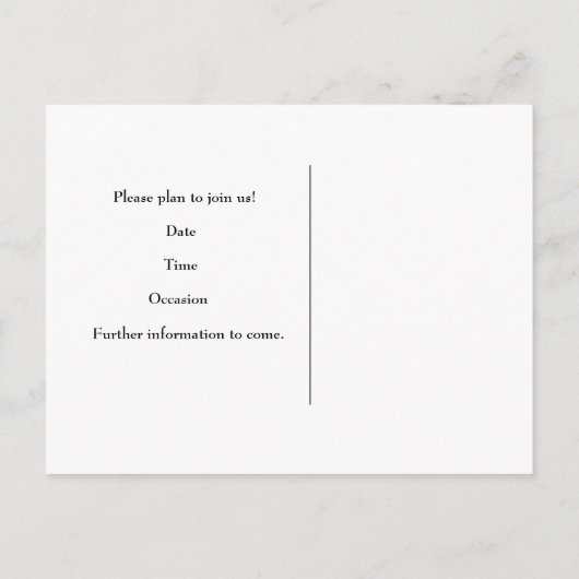 Celtic Cross Christelijk Sla de datum op Aankondigingskaart (Achterkant)