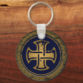 CELTIC CROSS CIRCLE SLEUTELHANGER (Voorkant)