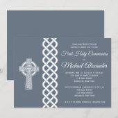 Celtic Cross Communityuitnodiging voor jongens Kaart (Voorkant / Achterkant)