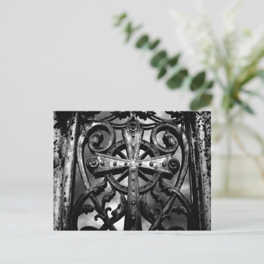 Celtic cross crypt briefkaart (Staand voorkant)