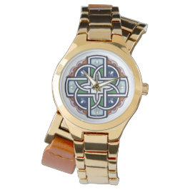 Celtic Cross Deco Horloge