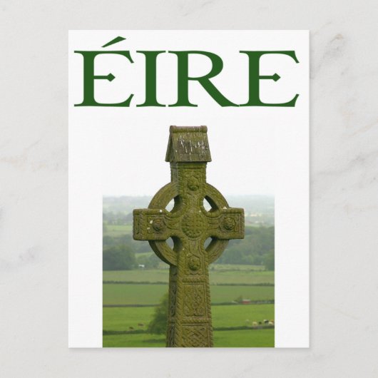 Celtic Cross Eire Irish Shirts and gifts Briefkaart (Voorkant)