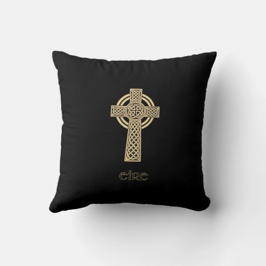 "Celtic Cross - Eire" Kussen (Achterkant)
