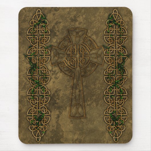Celtic Cross en Celtic Knots Muismat (Voorkant)