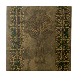 Celtic Cross en Celtic Knots Tegeltje