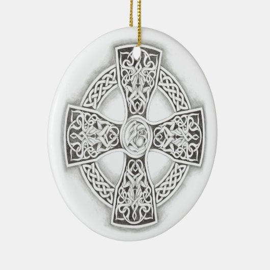 Celtic Cross Fantasy Irish Ornament (Rechts)