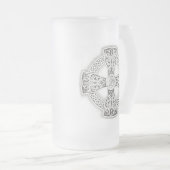 Celtic Cross Frosted Mok (Voorkant rechts)