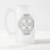 Celtic Cross Frosted Mok (Links)