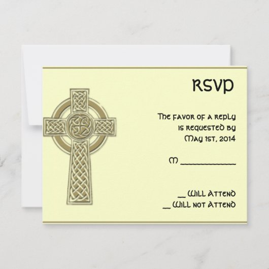 Celtic Cross Gold en Mythic Ivory Response Kaart (Voorkant)