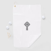 Celtic Cross Golf Towel Golfhanddoek (Insitu)