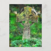 Celtic Cross Gravestone Briefkaart (Voorkant)