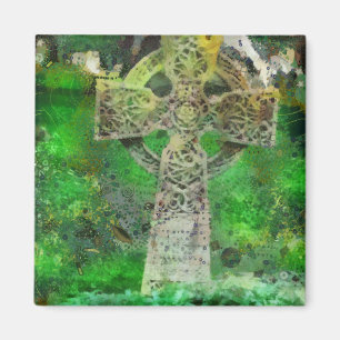 Celtic Cross Gravestone Magneet