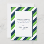 Celtic Cross - Hartelijk dank - Jongen Eerste Comm Bedankkaart (Achterkant)