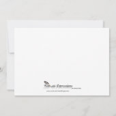 Celtic Cross in Gold Ivory Wedding Invitation Kaart (Achterkant)