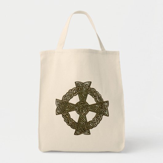 Celtic Cross Irish Art History Collectie Tote Bag (Voorkant)