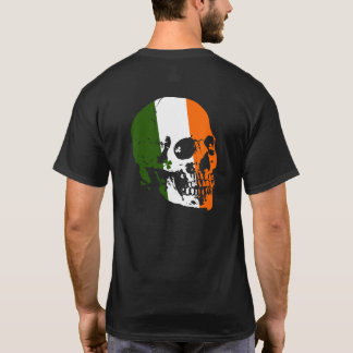 Celtic Cross Irish Flag Skull T-shirt