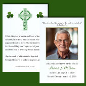 Celtic Cross Irish Funeral Memorial Prayer Kaarten Visitekaartje