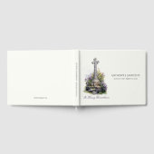 Celtic Cross Irish Memorial begrafenis Gastenboek (Volledig)