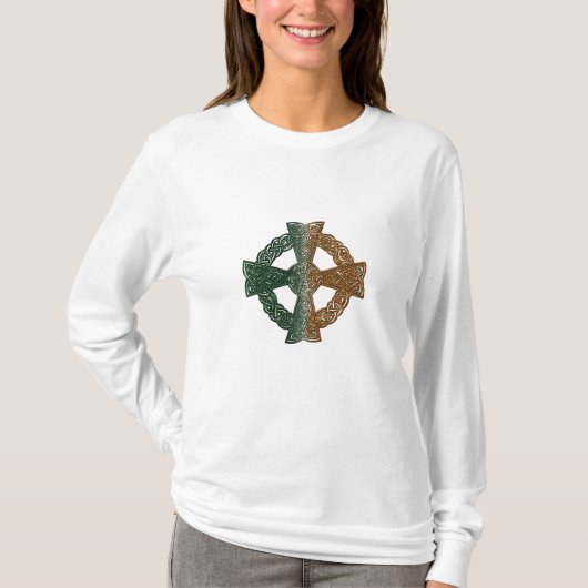 Celtic Cross Irish Patriotic Shirt (Voorkant)