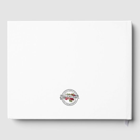 Celtic Cross Irish Shamrocks Memorial Funeral Gastenboek (Achterkant)