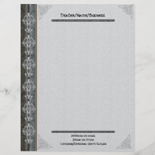Celtic Cross Letterhead Custom Briefhoofd