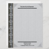 Celtic Cross Letterhead Custom Briefhoofd (Voorkant / Achterkant)