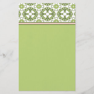 Celtic Cross Linen Stationery Briefpapier