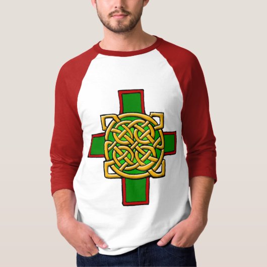 Celtic Cross met gecompliceerd Shirt Knot Design (Voorkant)