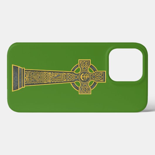 Celtic Cross met Harp Case-Mate iPhone Case (Achterkant (horizontaal))
