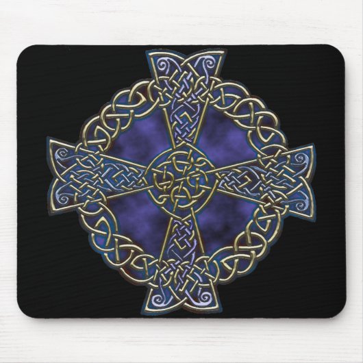 Celtic Cross Mousepad Muismat (Voorkant)