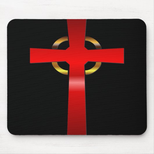 Celtic Cross Mousepad Muismat (Voorkant)