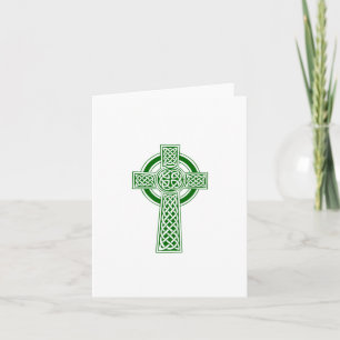 Celtic cross-note card aanpasbaar kaart