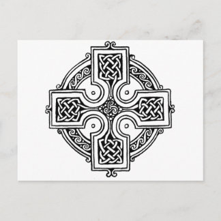 Celtic cross pattern briefkaart