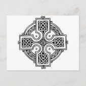 Celtic cross pattern briefkaart (Voorkant)