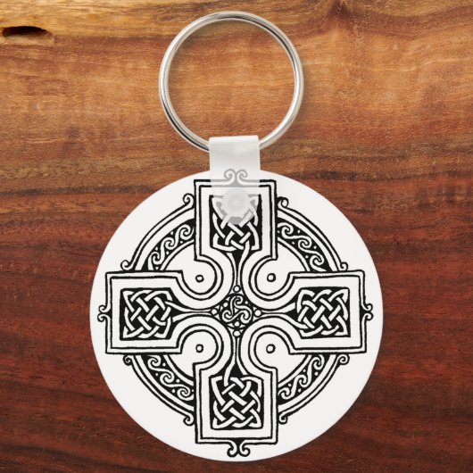 Celtic cross pattern sleutelhanger (Voorkant)