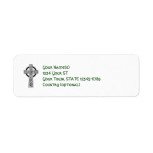 Celtic Cross - return address labels