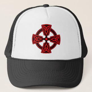 Celtic Cross (rood) Trucker Pet