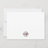 Celtic Cross Rosary Funeral Sympathie Bedankkaart (Achterkant)