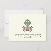 Celtic Cross Rozen Response Kaart (Achterkant)