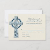 Celtic Cross RSVP-kaart RSVP Kaartje (Voorkant)