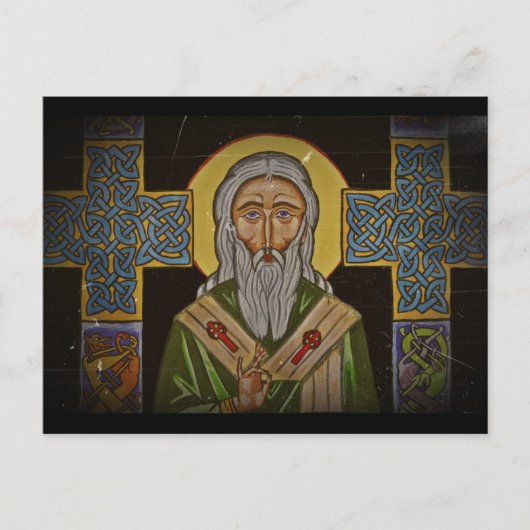 Celtic Cross Saint Patrick Briefkaart (Voorkant)