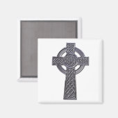 Celtic Cross - Silver Magneet (Voorkant / Achterkant)
