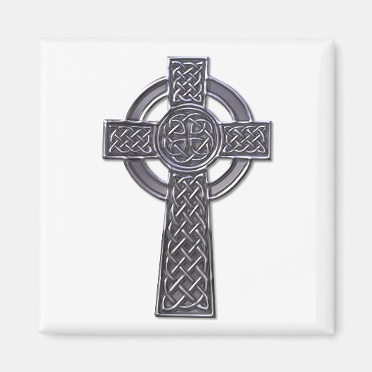 Celtic Cross - Silver Magneet (Voorkant)