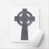 Celtic Cross - Silver Muismat (Met muis)