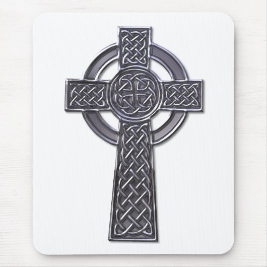 Celtic Cross - Silver Muismat (Voorkant)