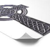 Celtic Cross - Silver Poster (Hoek)