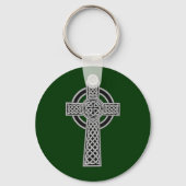 Celtic Cross - Silver Sleutelhanger (Voorkant)