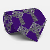 Celtic Cross - Silver Stropdas (Opgerold)